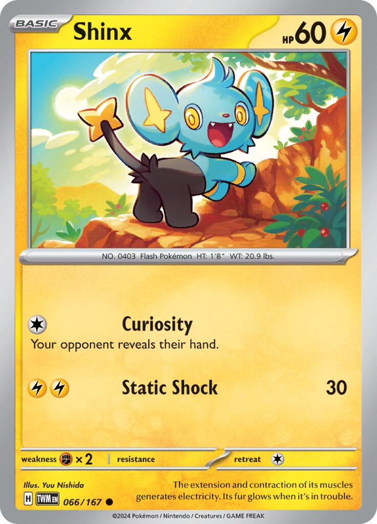 Shinx (066/167) [Scarlet & Violet: Twilight Masquerade] | RetroPlay Games