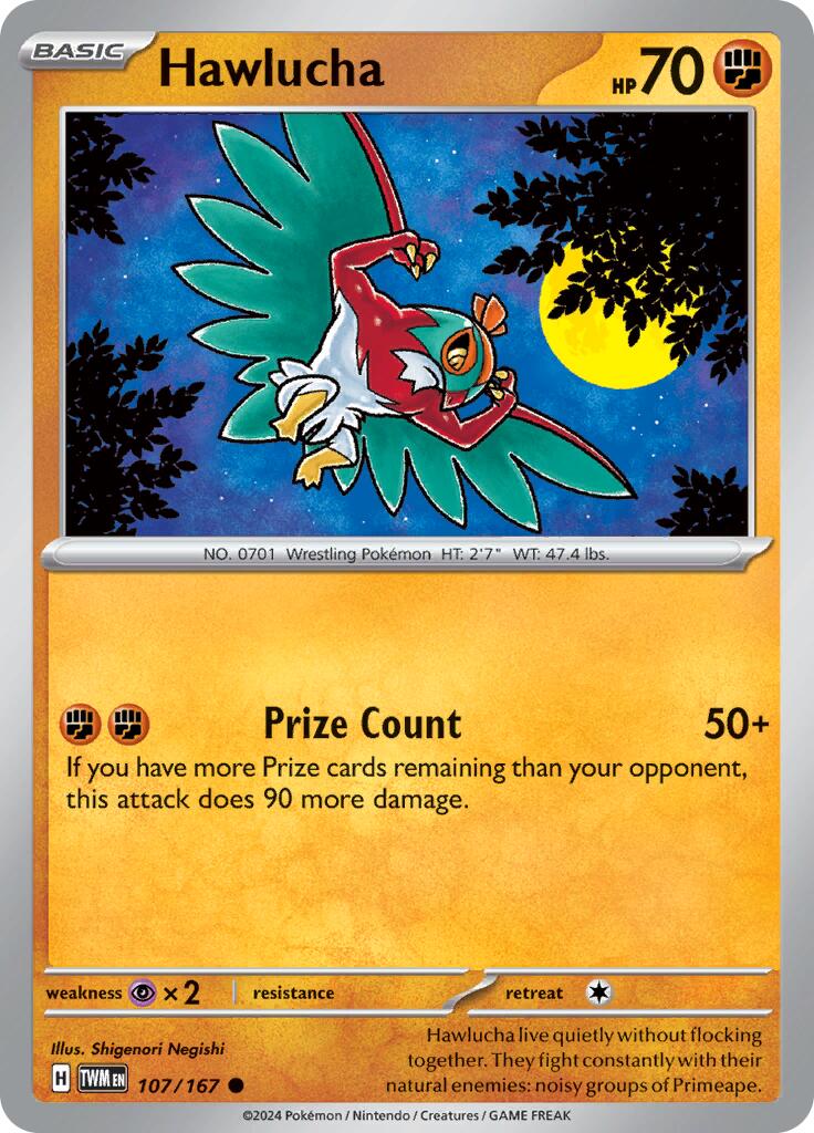 Hawlucha (107/167) [Scarlet & Violet: Twilight Masquerade] | RetroPlay Games