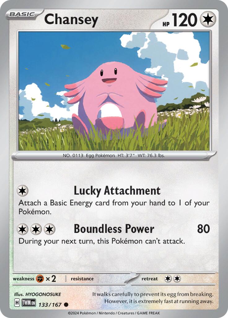 Chansey (133/167) [Scarlet & Violet: Twilight Masquerade] | RetroPlay Games