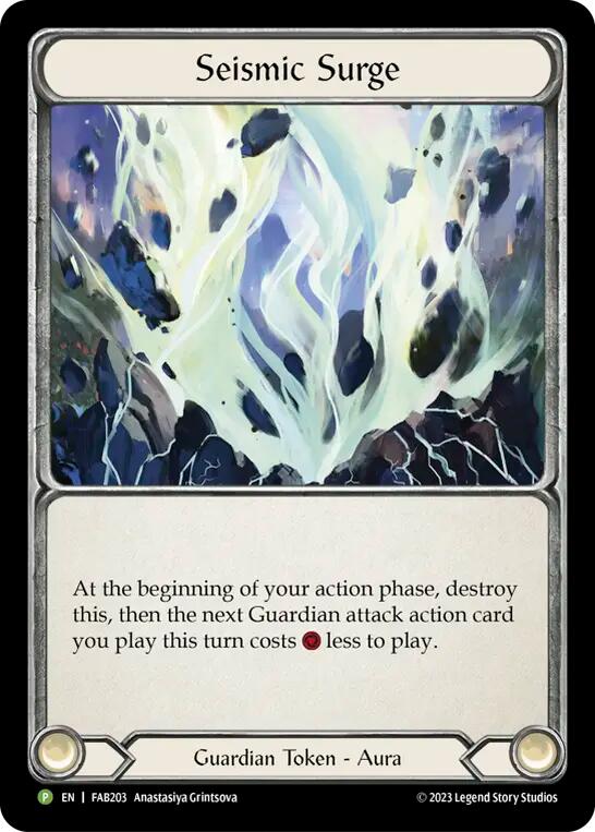 Seismic Surge (Cold Foil) [FAB203] (Promo)  Cold Foil | RetroPlay Games