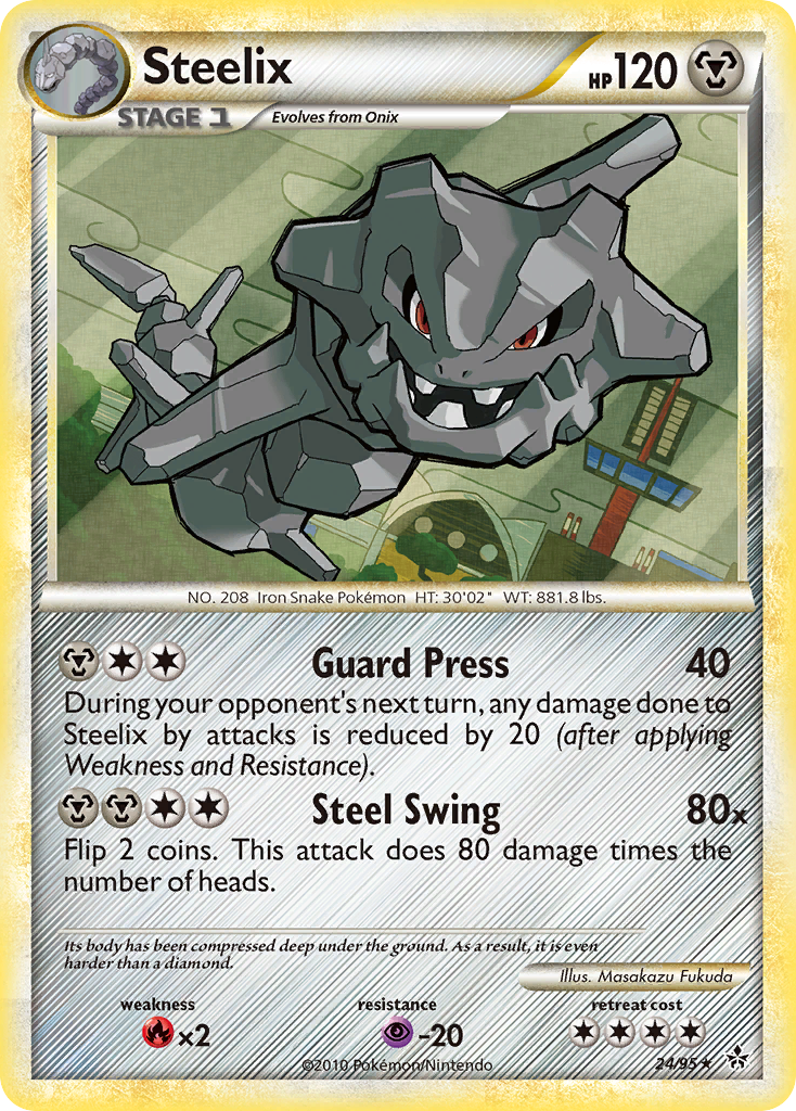 Steelix (24/95) [HeartGold & SoulSilver: Unleashed] | RetroPlay Games