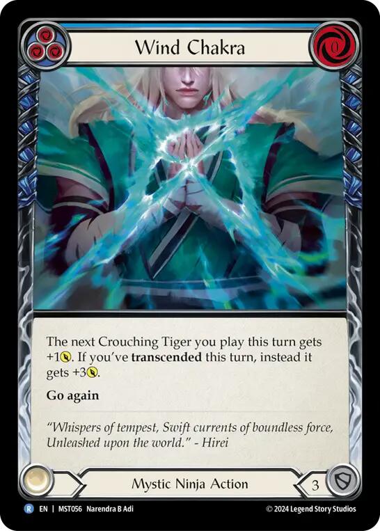 Wind Chakra (Blue) [MST056] (Part the Mistveil) | RetroPlay Games