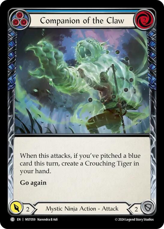 Companion of the Claw (Blue) [MST059] (Part the Mistveil) | RetroPlay Games