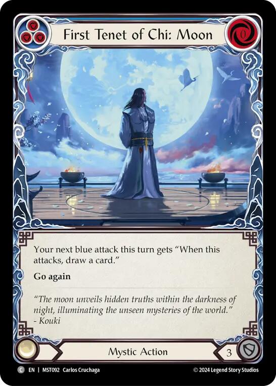First Tenet of Chi: Moon [MST092] (Part the Mistveil)  Rainbow Foil | RetroPlay Games