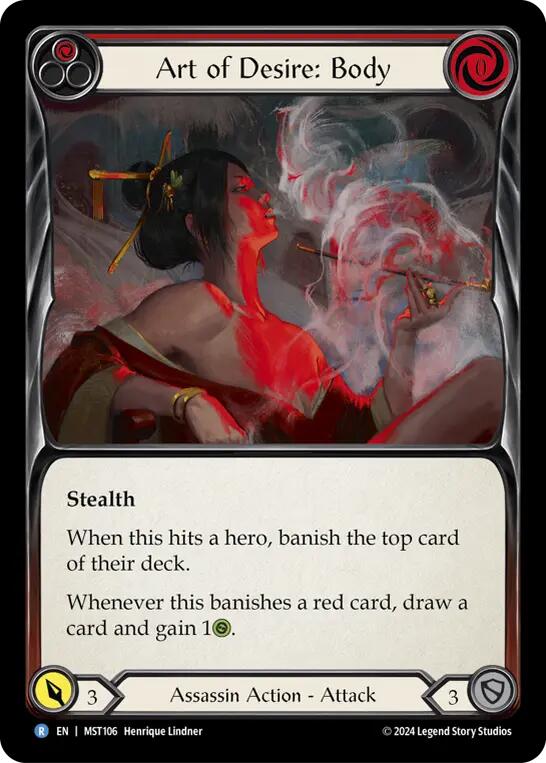 Art of Desire: Body (Red) [MST106] (Part the Mistveil)  Rainbow Foil | RetroPlay Games