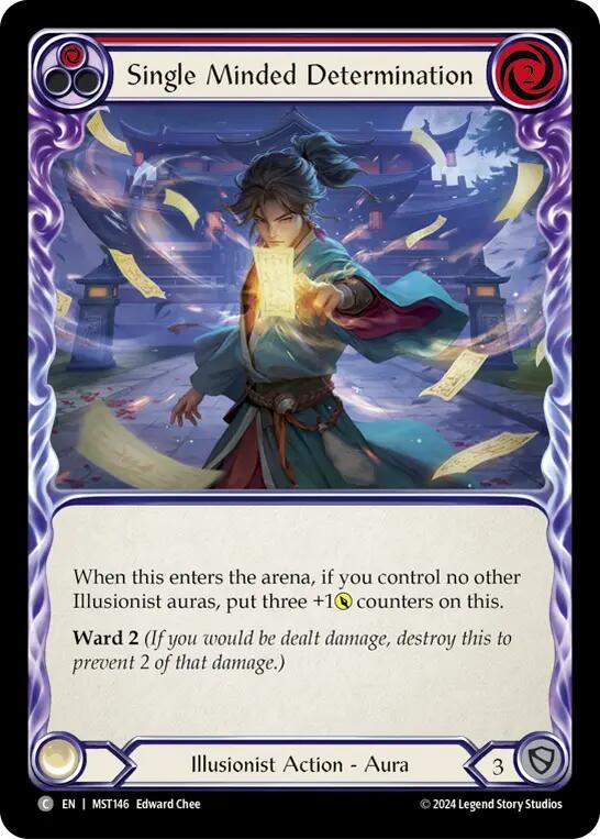 Single Minded Determination (Red) [MST146] (Part the Mistveil) | RetroPlay Games