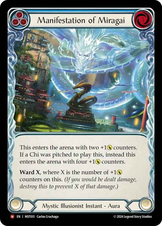Manifestation of Miragai [MST031] (Part the Mistveil)  Rainbow Foil | RetroPlay Games