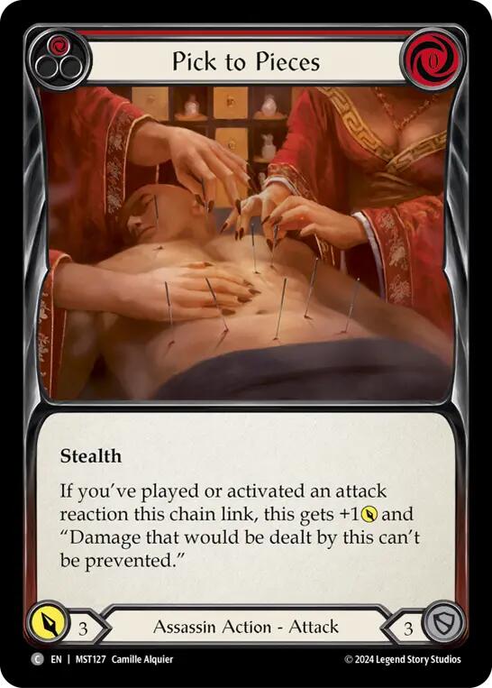 Pick to Pieces (Red) [MST127] (Part the Mistveil) | RetroPlay Games