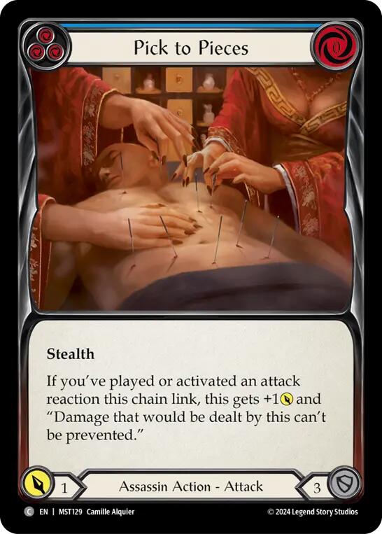 Pick to Pieces (Blue) [MST129] (Part the Mistveil)  Rainbow Foil | RetroPlay Games