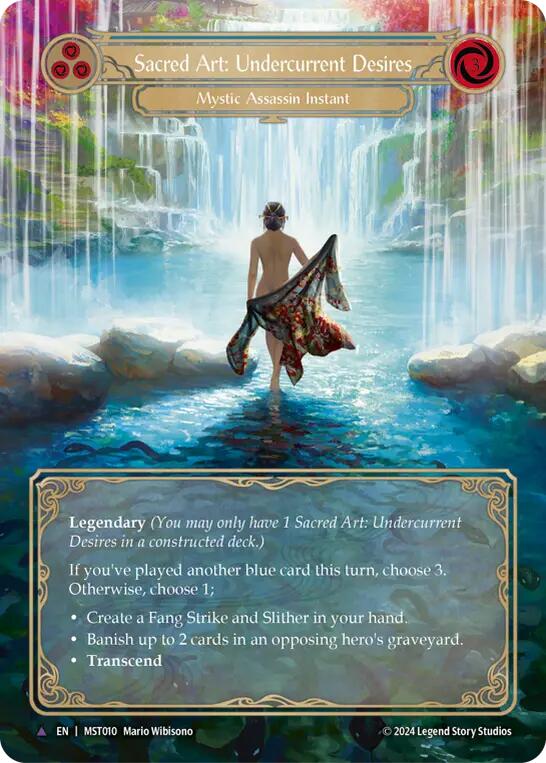 Sacred Art: Undercurrent Desires [MST010] (Part the Mistveil)  Cold Foil | RetroPlay Games