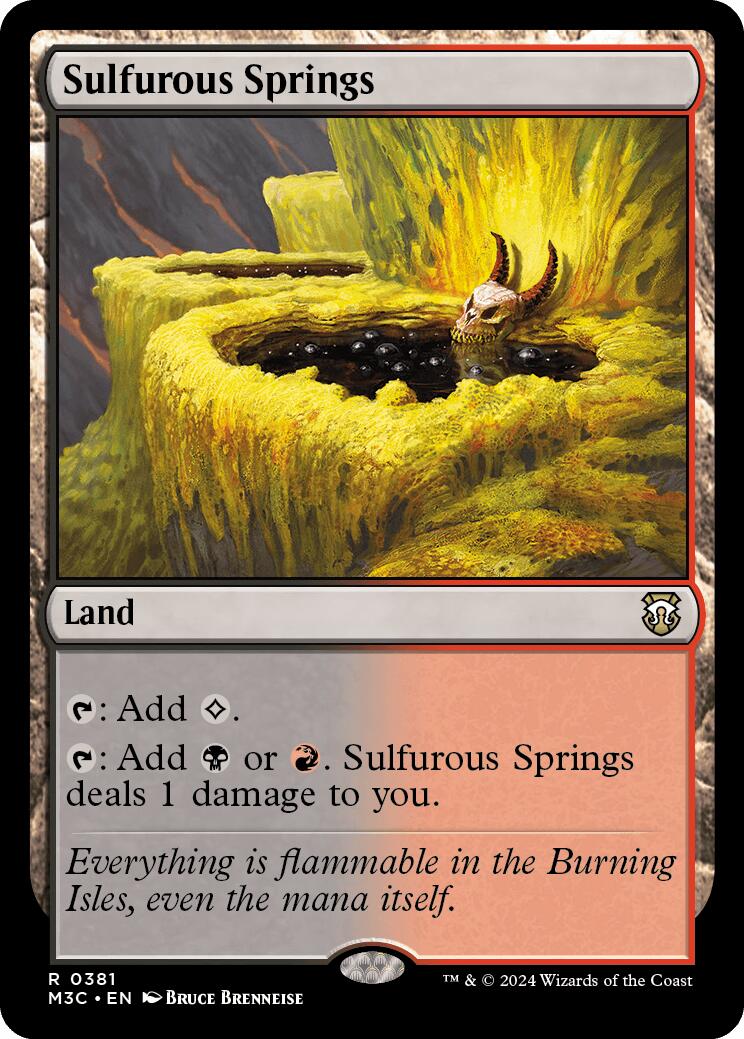 Sulfurous Springs [Modern Horizons 3 Commander] | RetroPlay Games