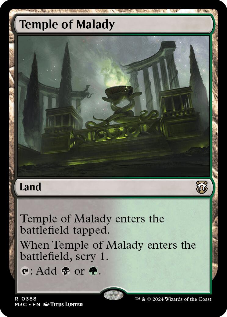 Temple of Malady [Modern Horizons 3 Commander] | RetroPlay Games