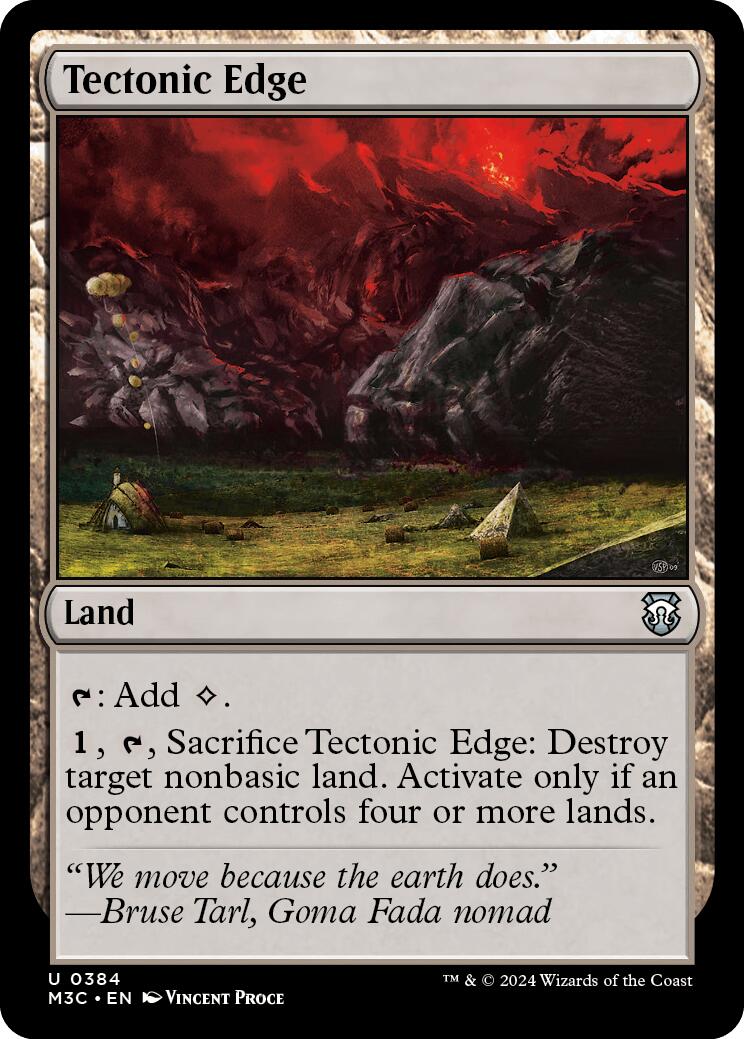 Tectonic Edge [Modern Horizons 3 Commander] | RetroPlay Games