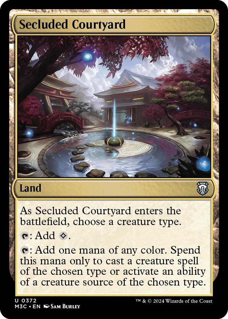 Secluded Courtyard [Modern Horizons 3 Commander] | RetroPlay Games