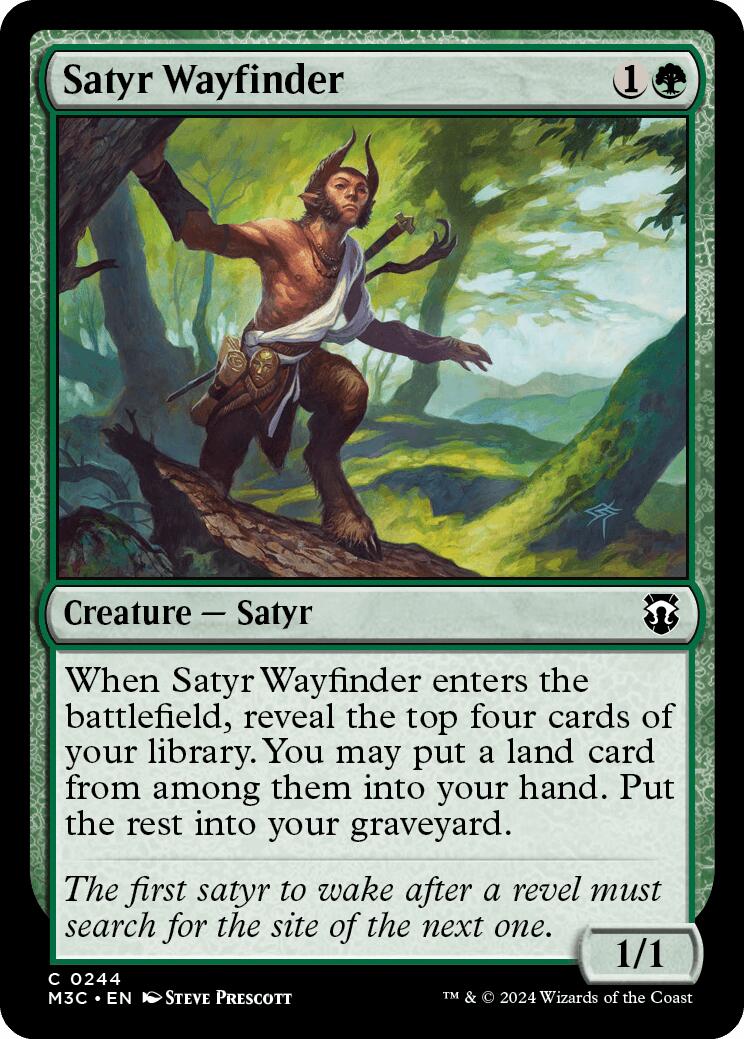 Satyr Wayfinder [Modern Horizons 3 Commander] | RetroPlay Games