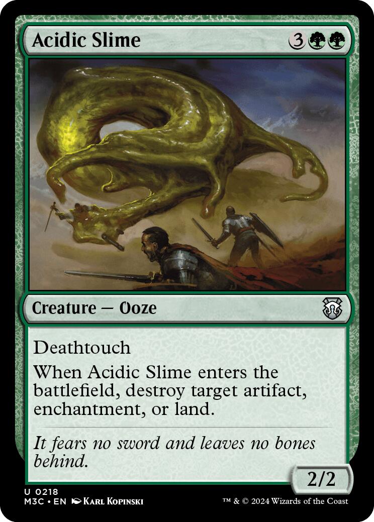 Acidic Slime [Modern Horizons 3 Commander] | RetroPlay Games