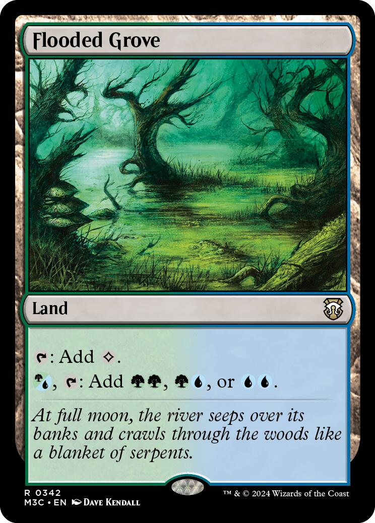 Flooded Grove [Modern Horizons 3 Commander] | RetroPlay Games