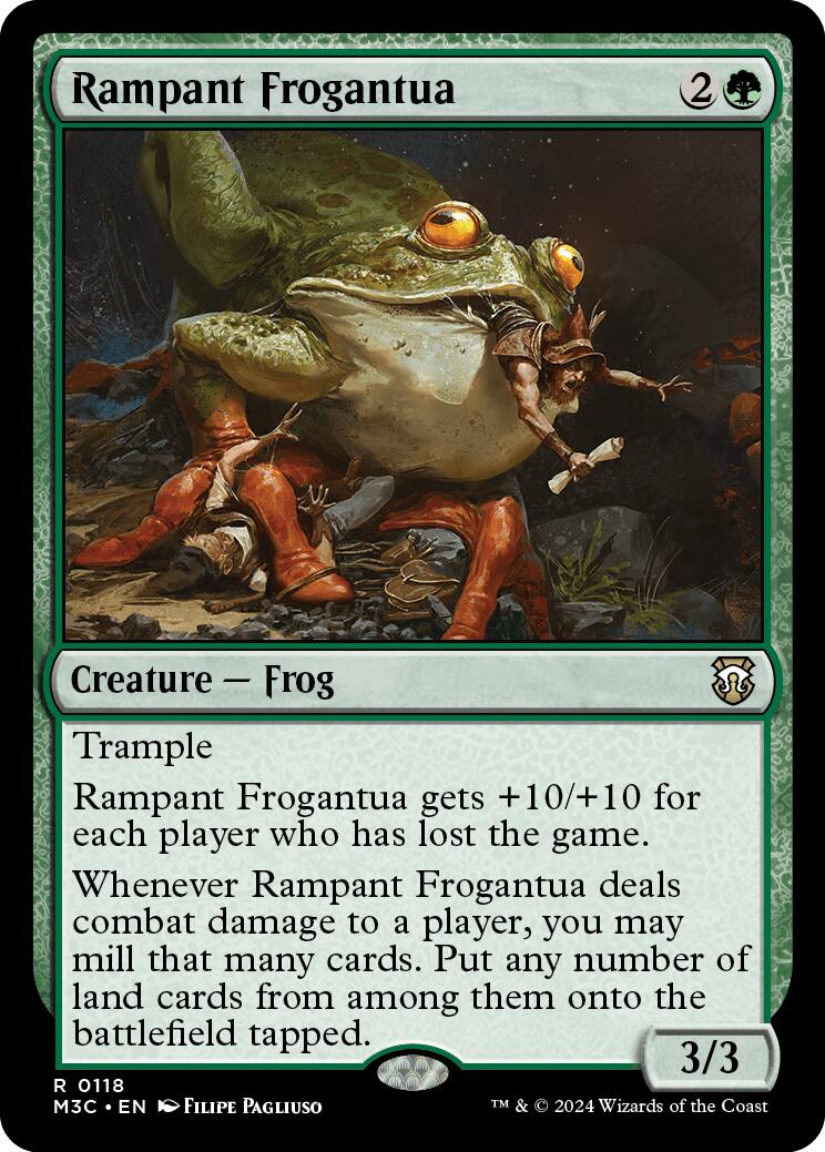 Rampant Frogantua [Modern Horizons 3 Commander] | RetroPlay Games