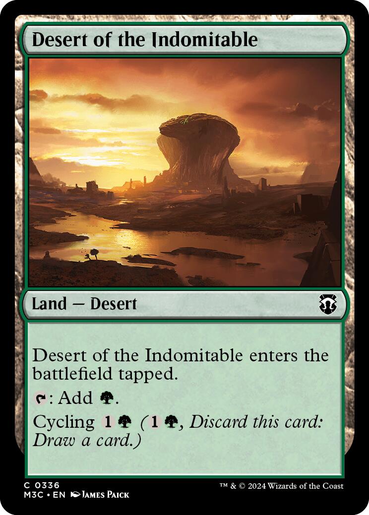 Desert of the Indomitable [Modern Horizons 3 Commander] | RetroPlay Games