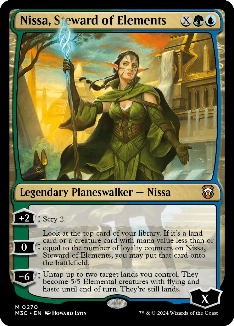 Nissa, Steward of Elements [Modern Horizons 3 Commander] | RetroPlay Games