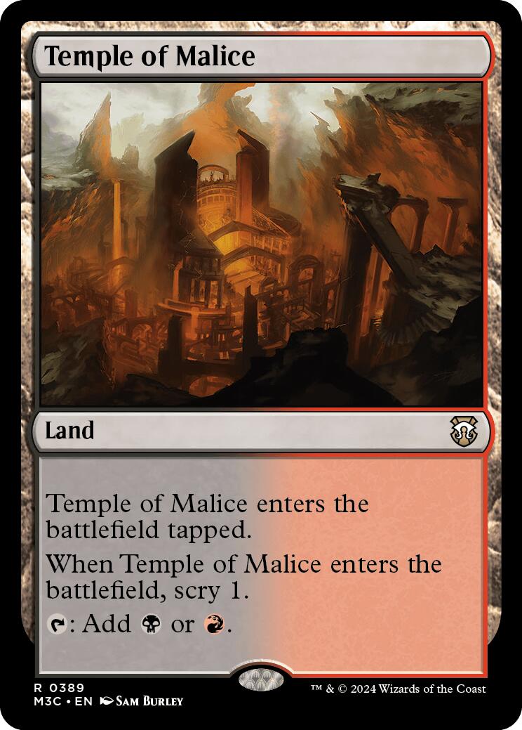 Temple of Malice [Modern Horizons 3 Commander] | RetroPlay Games