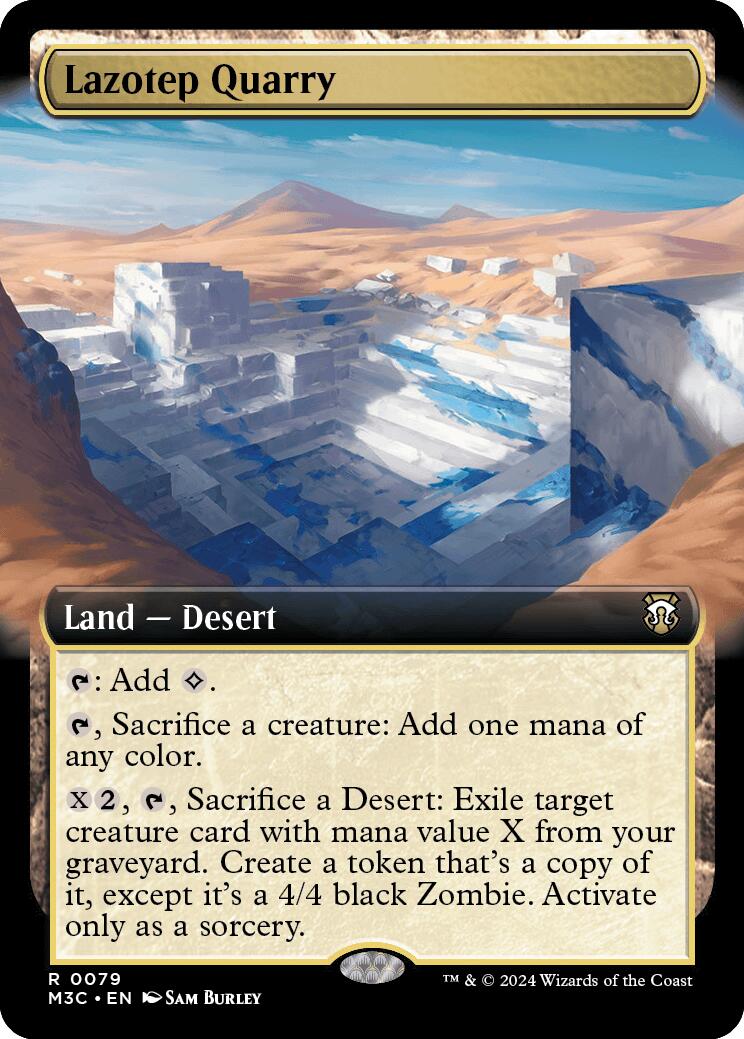 Lazotep Quarry (Extended Art) (Ripple Foil) [Modern Horizons 3 Commander] | RetroPlay Games