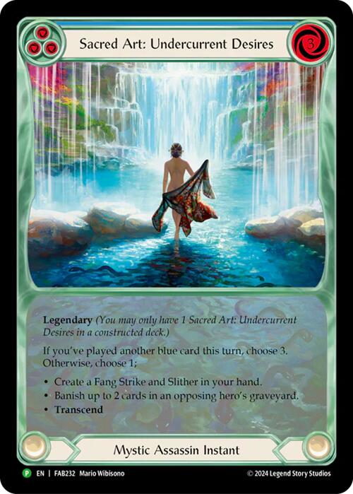 Sacred Art: Undercurrent Desires [FAB232] (Promo)  Rainbow Foil | RetroPlay Games
