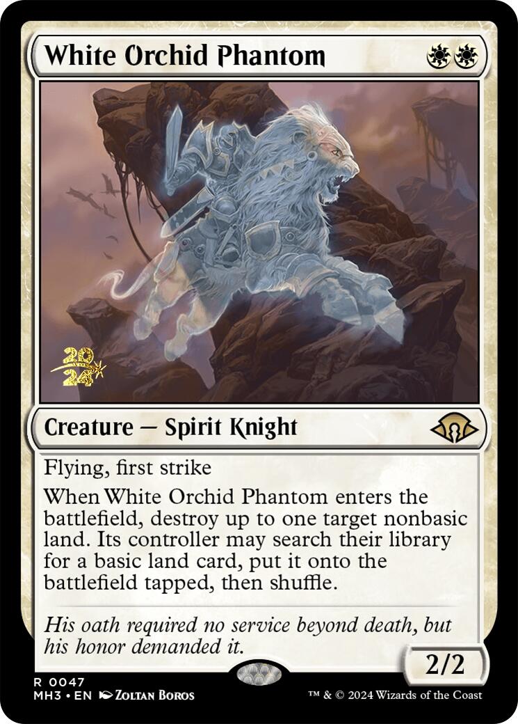 White Orchid Phantom [Modern Horizons 3 Prerelease Promos] | RetroPlay Games