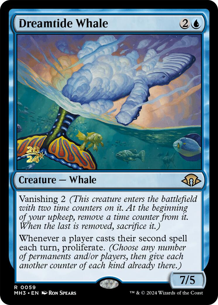 Dreamtide Whale [Modern Horizons 3 Prerelease Promos] | RetroPlay Games