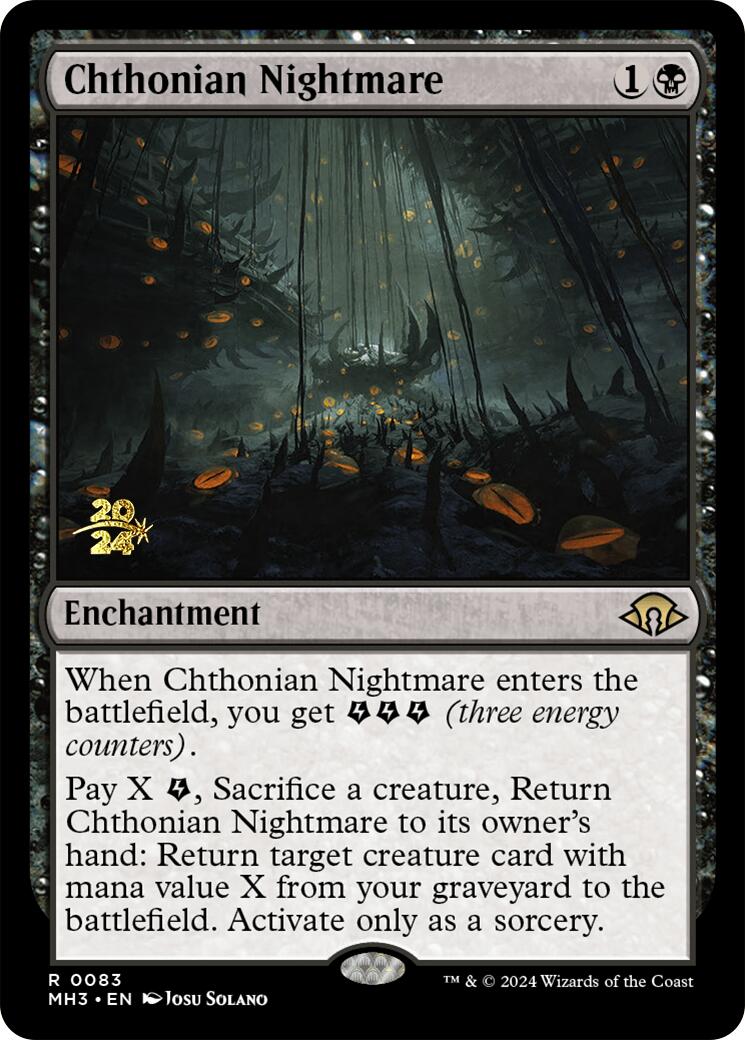 Chthonian Nightmare [Modern Horizons 3 Prerelease Promos] | RetroPlay Games