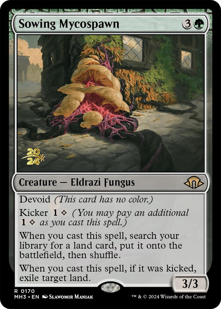 Sowing Mycospawn [Modern Horizons 3 Prerelease Promos] | RetroPlay Games