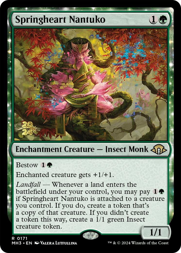 Springheart Nantuko [Modern Horizons 3 Prerelease Promos] | RetroPlay Games