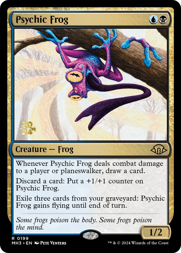 Psychic Frog [Modern Horizons 3 Prerelease Promos] | RetroPlay Games