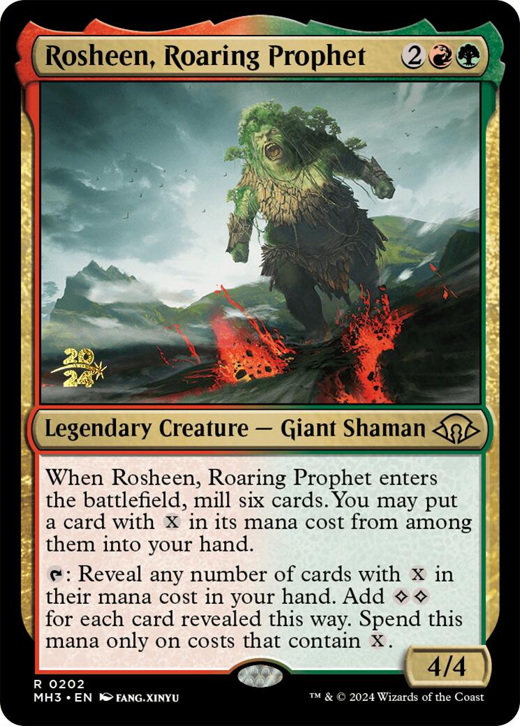 Rosheen, Roaring Prophet [Modern Horizons 3 Prerelease Promos] | RetroPlay Games