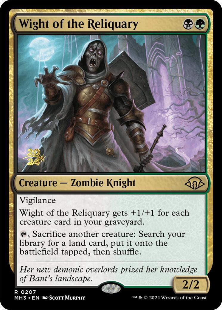 Wight of the Reliquary [Modern Horizons 3 Prerelease Promos] | RetroPlay Games