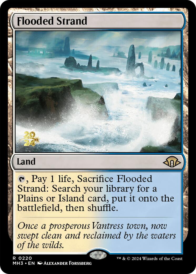 Flooded Strand [Modern Horizons 3 Prerelease Promos] | RetroPlay Games