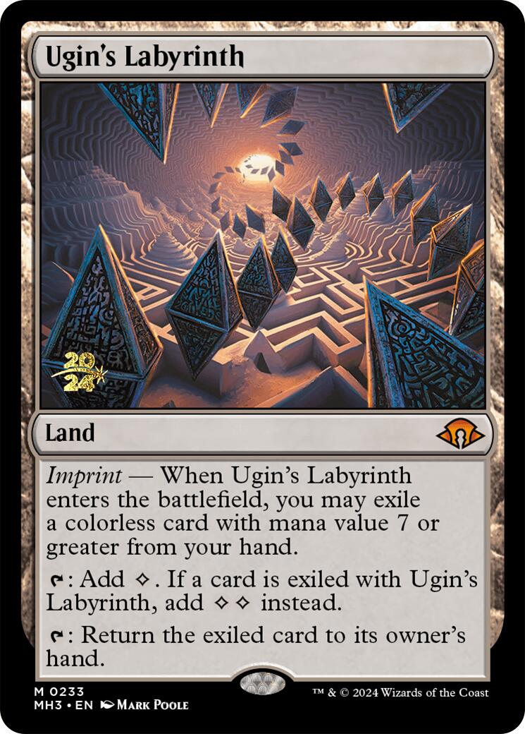 Ugin's Labyrinth [Modern Horizons 3 Prerelease Promos] | RetroPlay Games