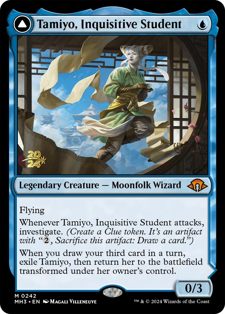 Tamiyo, Inquisitive Student [Modern Horizons 3 Prerelease Promos] | RetroPlay Games