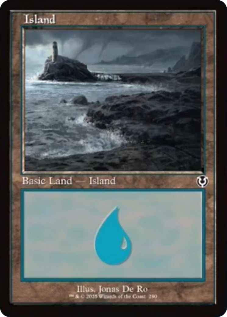 Island (290) (Retro Frame) [Innistrad Remastered] | RetroPlay Games