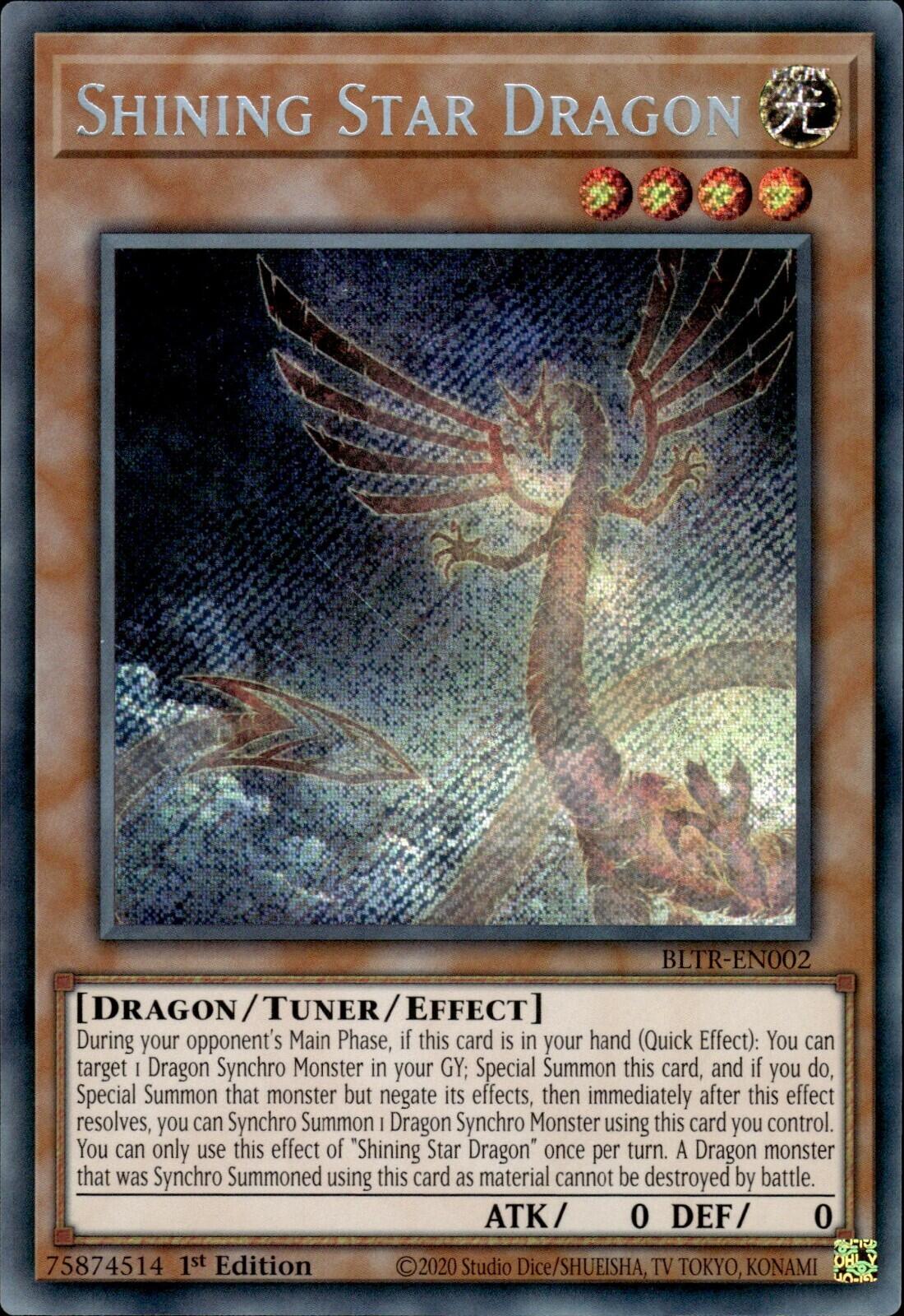 Shining Star Dragon [BLTR-EN002] Secret Rare | RetroPlay Games