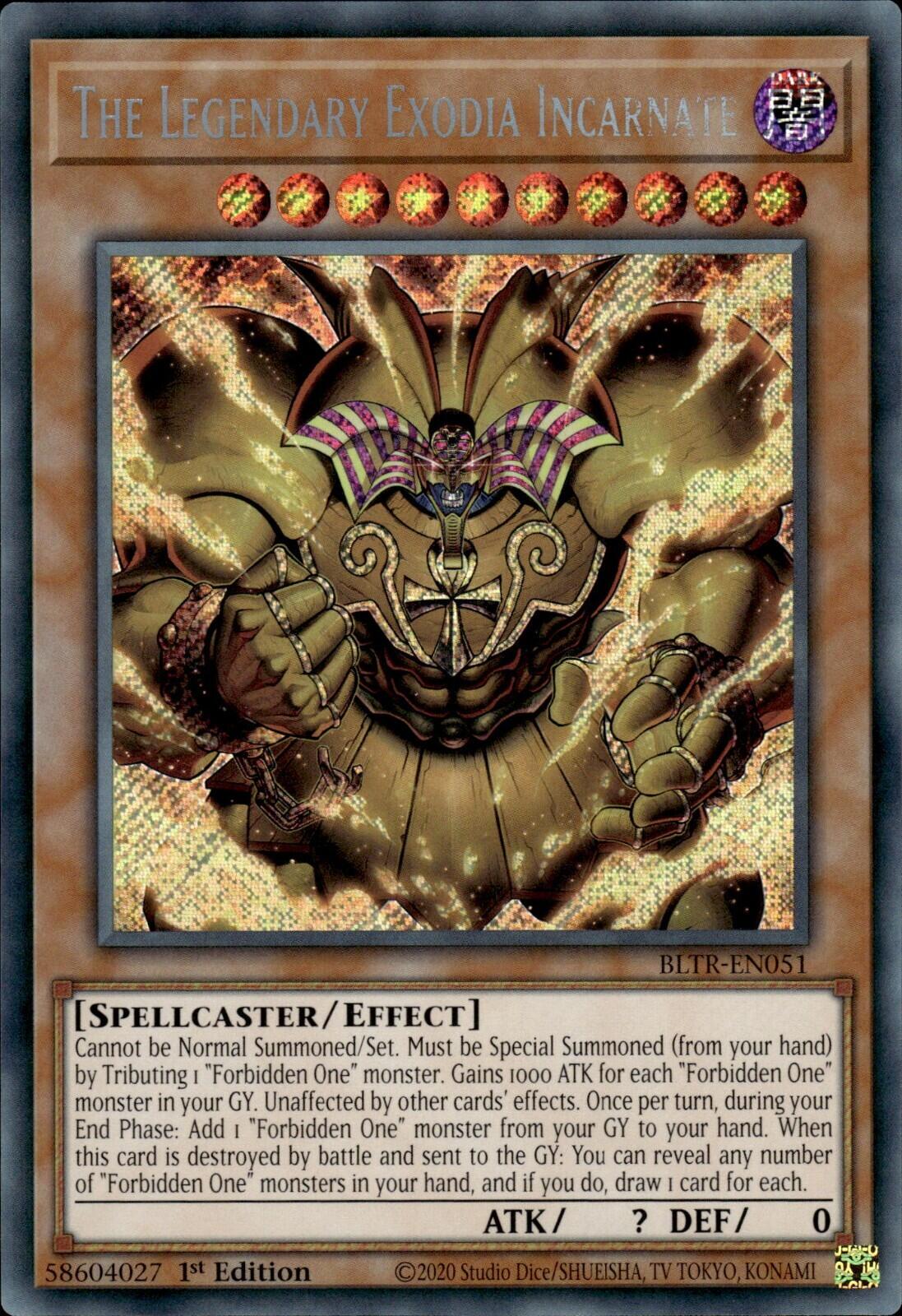 The Legendary Exodia Incarnate [BLTR-EN051] Secret Rare | RetroPlay Games