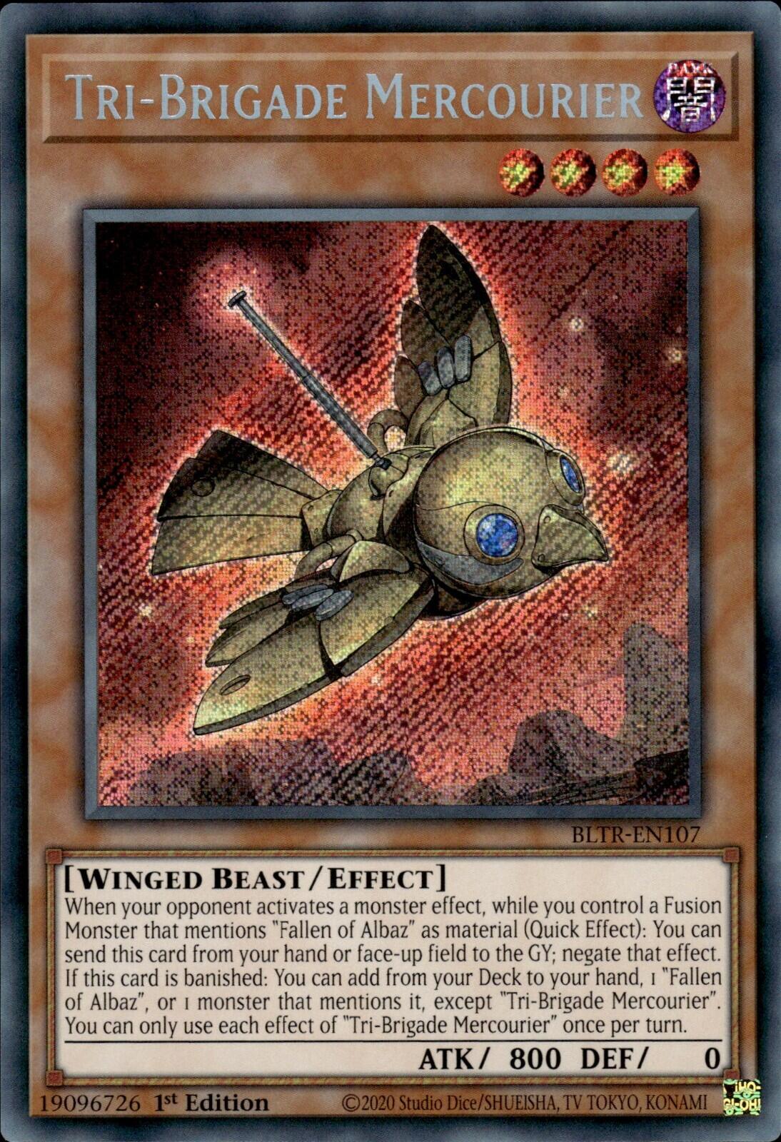 Tri-Brigade Mercourier [BLTR-EN107] Secret Rare | RetroPlay Games