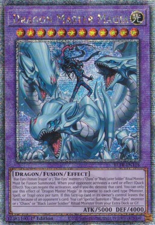 Dragon Master Magia (Quarter Century Secret Rare) [BLTR-EN118] Quarter Century Secret Rare | RetroPlay Games