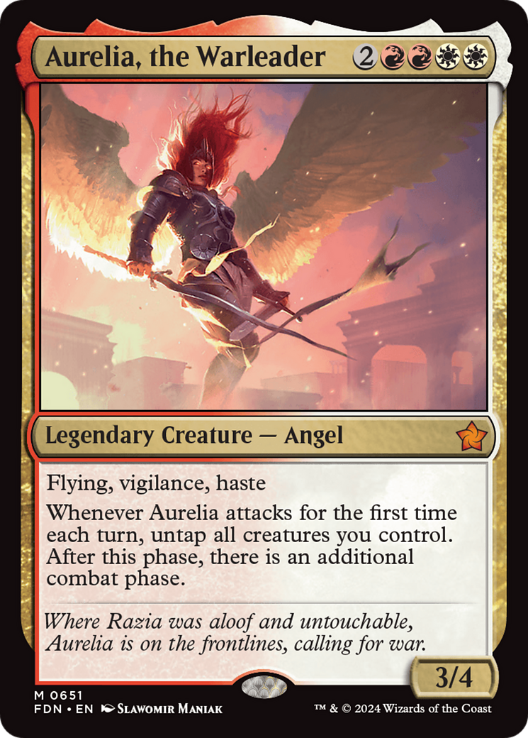 Aurelia, the Warleader [Foundations] | RetroPlay Games