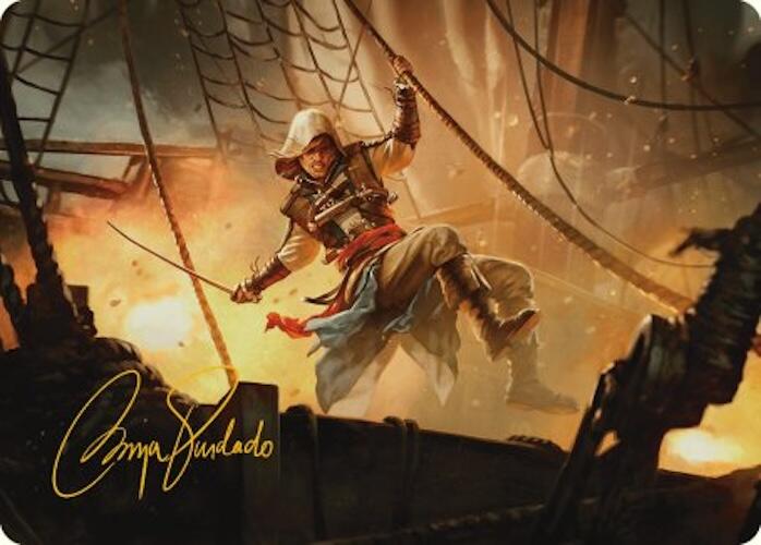 Edward Kenway Art Card (Gold-Stamped Signature) [Assassin's Creed Art Series] | RetroPlay Games