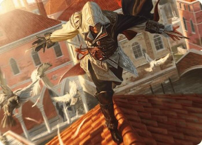 Ezio, Blade of Vengeance Art Card [Assassin's Creed Art Series] | RetroPlay Games