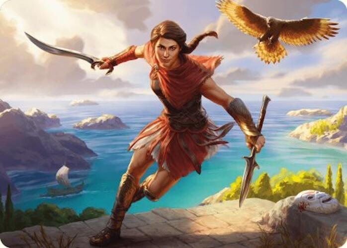 Kassandra, Eagle Bearer Art Card [Assassin's Creed Art Series] | RetroPlay Games