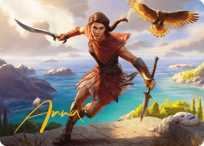 Kassandra, Eagle Bearer Art Card (Gold-Stamped Signature) [Assassin's Creed Art Series] | RetroPlay Games