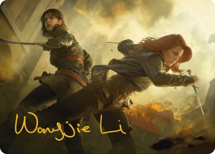 Mary Read and Anne Bonny Art Card (Gold-Stamped Signature) [Assassin's Creed Art Series] | RetroPlay Games