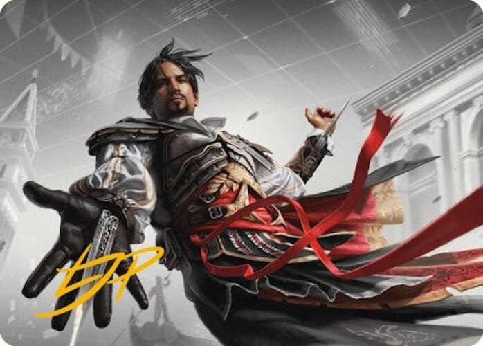 Ezio Auditore da Firenze Art Card (Gold-Stamped Signature) [Assassin's Creed Art Series] | RetroPlay Games